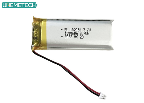 Batteria Lipo 1000mAh 102050 Batteria polimerica agli ioni di litio per prodotti di bellezza