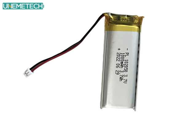 Batteria Lipo 1000mAh 102050 Batteria polimerica agli ioni di litio per prodotti di bellezza