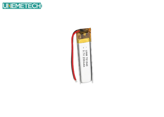 Bluetooth Earphone Batteria Lipo 701040 3.7 V 230mAh con CE e IEC62133 Approvato