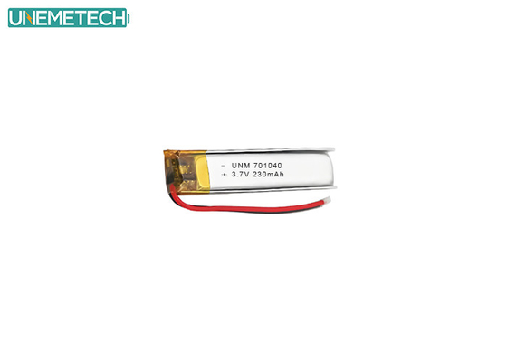Bluetooth Earphone Batteria Lipo 701040 3.7 V 230mAh con CE e IEC62133 Approvato