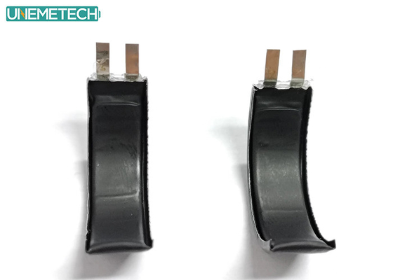 Batteria al litio curva UNM150728 3.8V 20mAh per anelli di monitoraggio della salute
