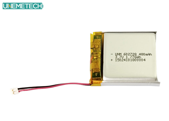 3.7V 480mAh 602728 Ricaricabile Batteria Li-ion Polimero Per Mini Registratore