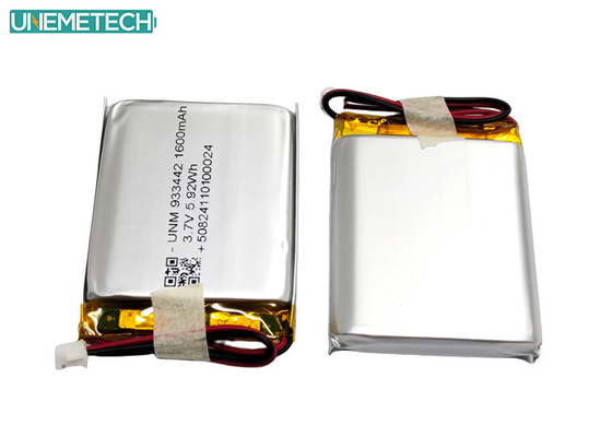 Batteria Li-Polimero personalizzata 3.7V 1600mAh 933442 Batteria Litio-Polimero Per Prodotti Medici