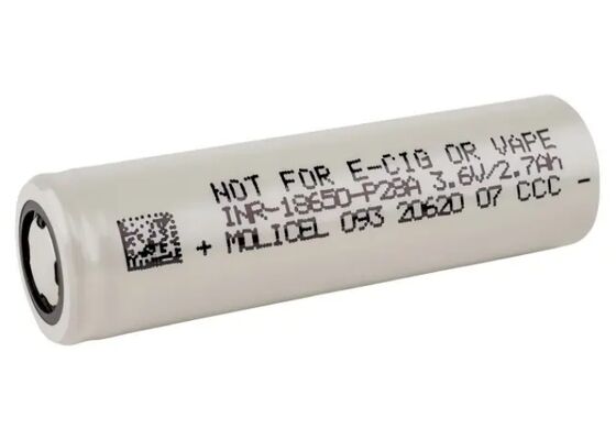 Qualità Batteria Molicel P28A 18650 Cella cilindrica agli ioni di litio da 3,6 V 2800 mAh 35 A Fabbrica