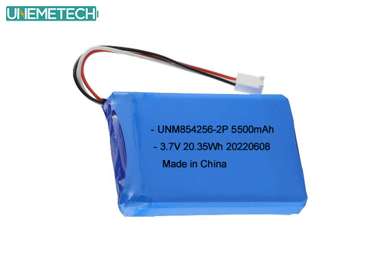 Qualità 3.7V Li Poly batteria ricaricabile 854256 2P 5500mAh batterie per apparecchiature industriali Fabbrica