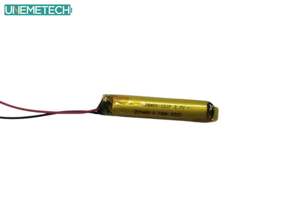 Qualità 08400 Batteria Lipo cilindrica 3.7V 200mAh Batteria ricaricabile agli ioni di litio per Smart Pen Fabbrica