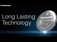 Car Key Battery Panasonic CR2032 3V 225mAh Button Cells per le chiavi del veicolo